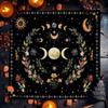 Tree of Life Tarot Card Tablecloth Divination Altar Cloth Tarot Mat Board Game Card Pad Home Decor Spiritual Oracle Card Pad