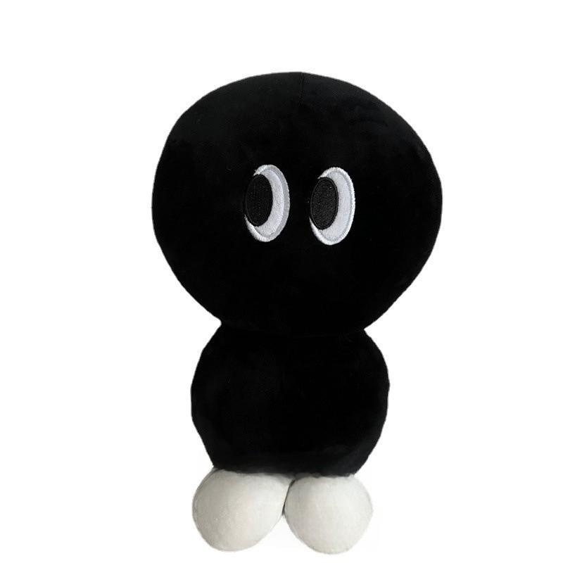 Funny Black Gourd Plush Toy Cartoon Pillow Doll Doll Gift With Pp Cotton Filling