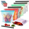 Silicone Food Storage & Portioning Bags - Food-Grade Freezer Bags for Fresh-Keeping Vegetables & Fruits