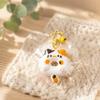 Kitty Squishy Pendant Soft Fidget Toy Cute Cat Shape Squeeze Keychain Bag Decoration
