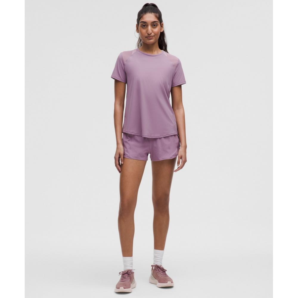 Lululemon Tričko s krátkým rukávem Sculpt Lavender Lux