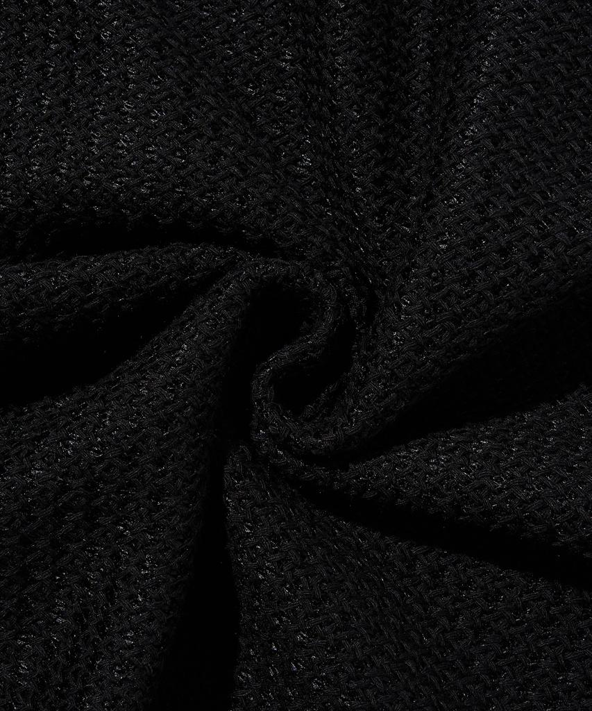 OTHERFITS Summer Mesh Open Collar Knit (Black)