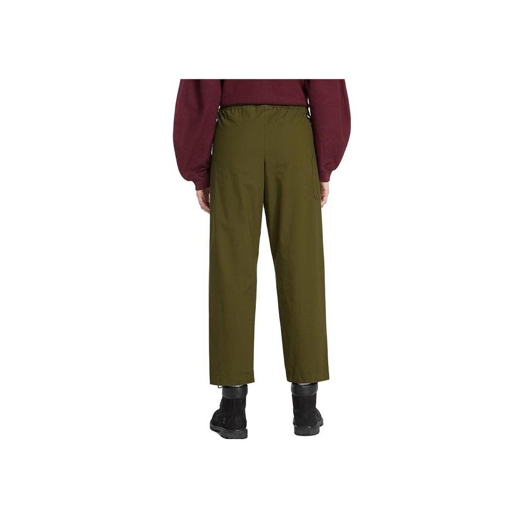 Timberland Solid Color Rope Outdoor Casual Pants Women pants Dark-Olive-Green A6K9S-302