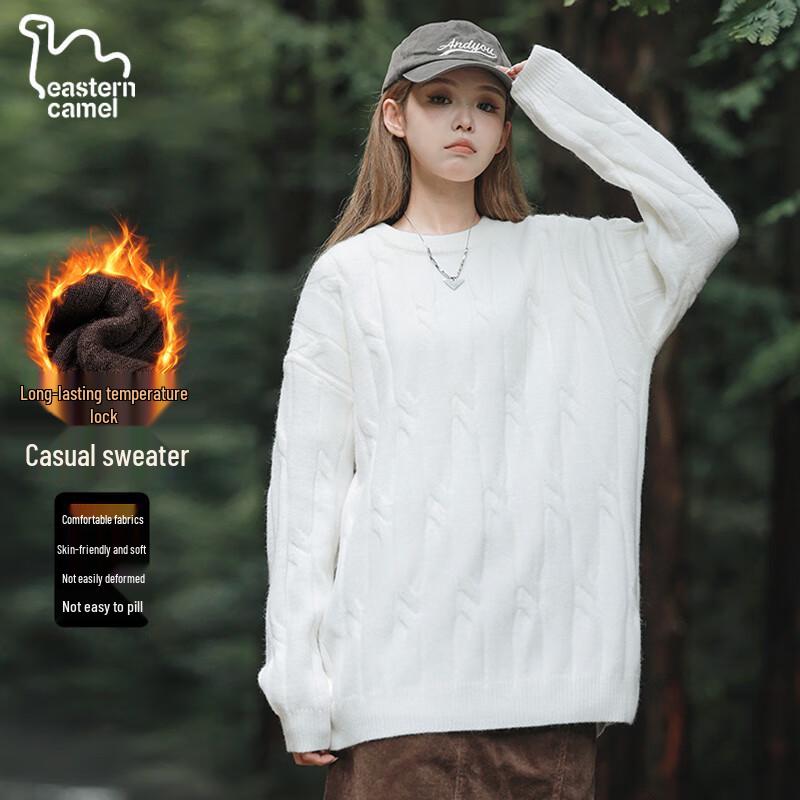 EASTERN CAMEL Unisex Rundhals-Pullover