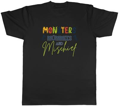 Halloween Herren T-Shirt Monster Mumien und Unfug T-Shirt Geschenk