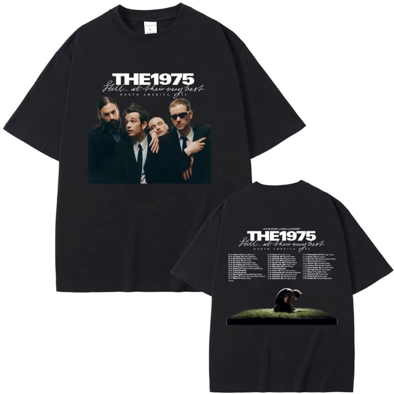 Alternative Rock Band The 1975 Still At Their Very Best North America Tour Tshirt Unisex Women Casual Cotton Vintage T Shirts Tops S