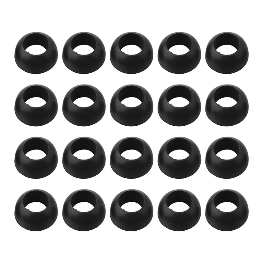 20pcs Bull Nose Rubber BBQ Bottle Gas Seal Dome Shaped O Ring Regulator Resistant To Oils Hydraulic Fluid & Water