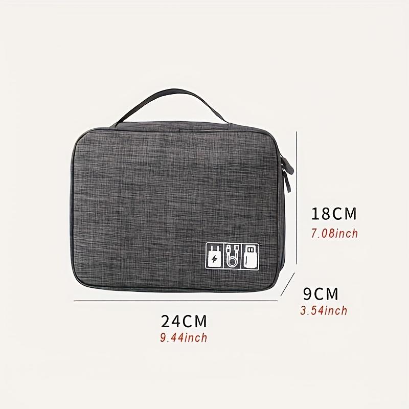 2025 New Cable Storage Bag Waterproof Digital Electronic Organizer Portable USB Data Line Charger Plug Travel