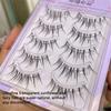 Lower Eyelashes Transparent Stem Full Strip Eyelash Manga Lashes Makeup Tools Fairy False Eyelashes