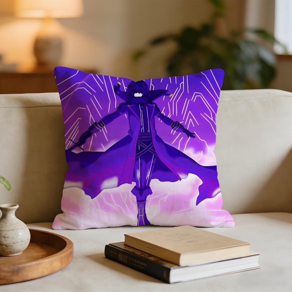

Anime The Eminence In Shadow Cushion Cover Short plush pillowcase for bed sofa carwashable 30x30cm
