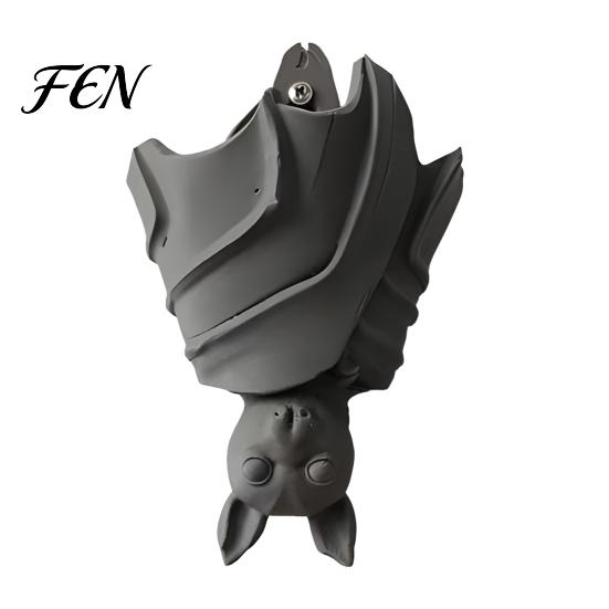 Bat Fan Gift Collection Resin Plant Pot Hanger, Gothic Hanging Flower for Garden Whimsical Porch Decor Decoration, 3D Printed Weatherproof Succulents