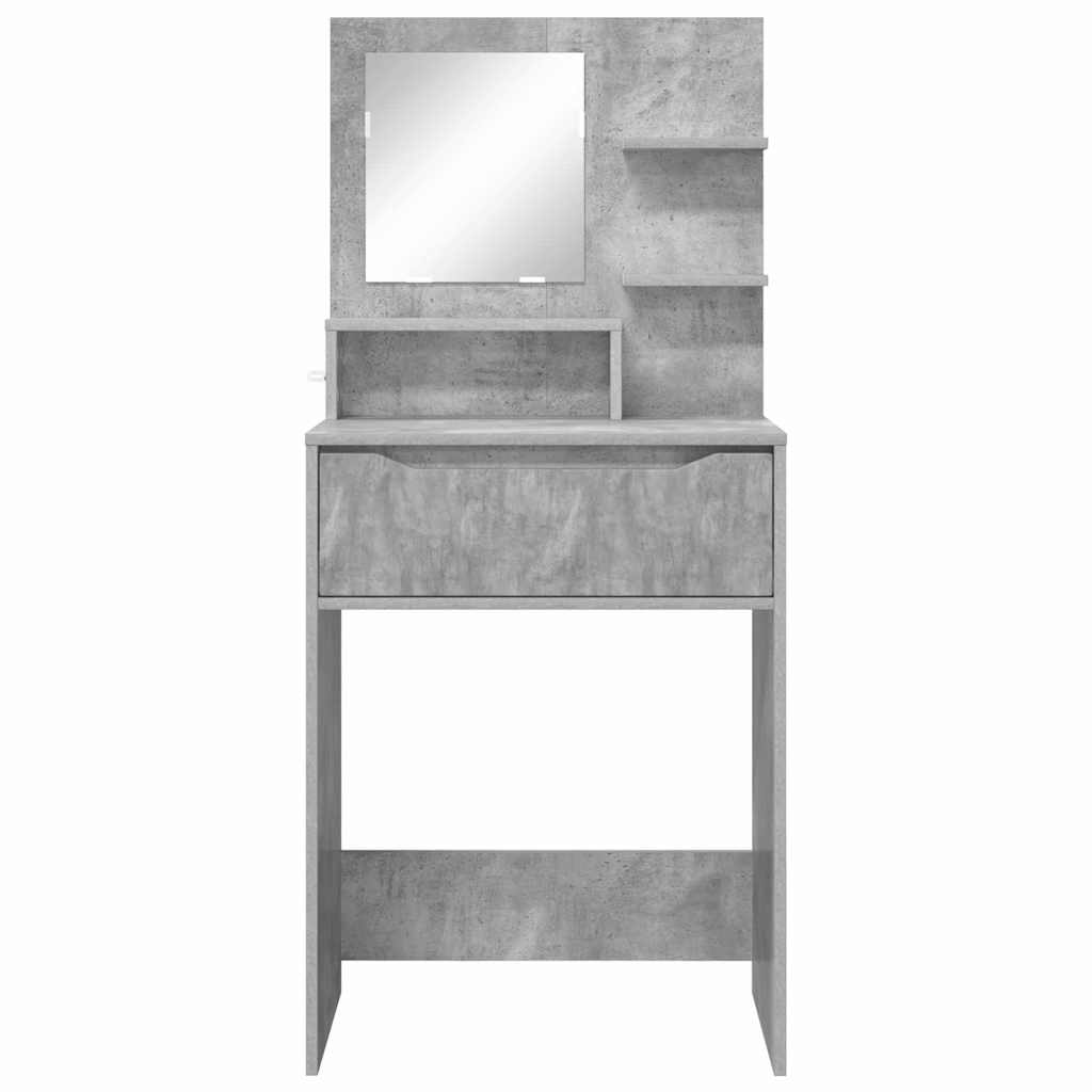Bedroom Dressing Tables Concrete Grey 80 x 39.6 x 135 cm