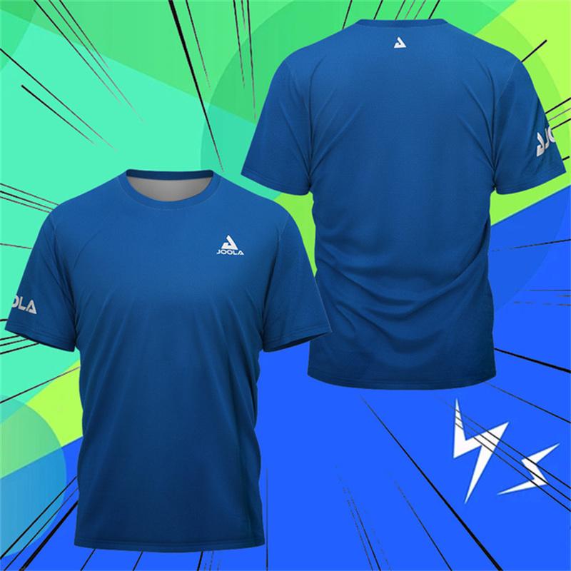 Lake Spot Odzież do tenisa stołowego Męska koszulka Badminton Tennis Szybkoschnąca koszulka męska z krótkim rękawem, oddychająca Klub tenisa stołowego