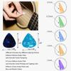 Gitarrenplektrum Harzform Geometrische Dreieckige Plektrumform Gitarrenplektrum Halter Box Silikonform für Epoxidguss DIY C