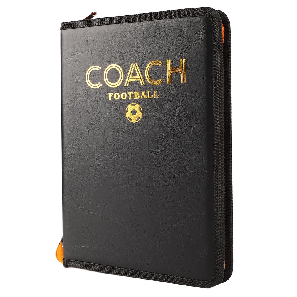 Football Coaching Board Magnetic Board Kit Portable Strategy Coach Board with Marker Pen Chess Pieces Zipper Type