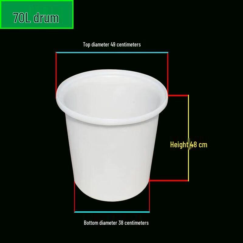 Heavy-Duty Food Grade Plastic Storage Barrels