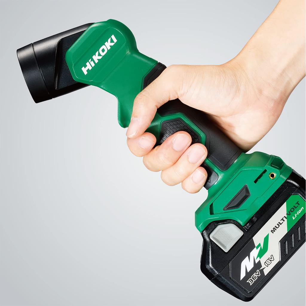 HiKOKI UB18DE Rechargeable LED Torch Max Battery and Charger Sold Separately (NN) 14.4/18V Light, 250lm, 2-Level Dimming,