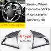 Car Accessories Interior Steering Wheel Decoration Trim Case Sticker For Chevrolet Orlando Cruze Trax Aveo Sonic Onix Cobalt