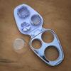 Three-in-One 430 Stainless Steel Egg Slicer & Petal Cutter Tool