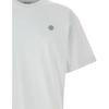 STONE ISLAND Koszulka z krótkim rękawem i okrągłym dekoltem z logo Unisex Biała L1S152100030S0115