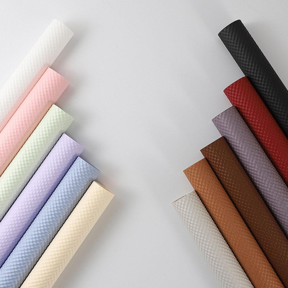 10pcs Colorful Embossed Wrapping Paper For Gift Packaging Diy Craft Birthday Party Decoration Premium Matte Gift Wrap Roll