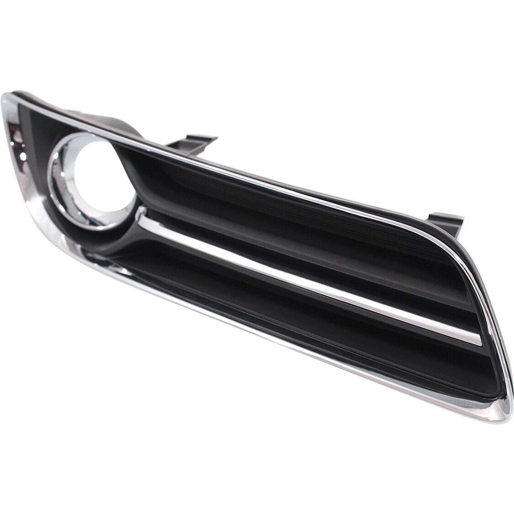 Right Front Bumper Fog Light Cover Black Chrome Trim For Chrysler 300 2011-2014