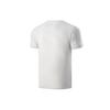 Li Ning T Shirts Men's Standard White Crew Neck Moderate Straight Fit ATSR027-2
