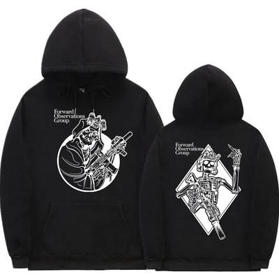 Vintage Gbrs Forward Observations Group Hoodie Punk Horror Skull Hoodies Unisexs Clothes Unisex Women Fashion Rock Hip Hop Sweatshirt