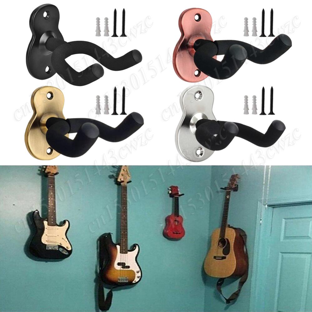 

Universal Display Rack U-Shaped Guitar Hanger Easy Installation Guitar Ukulele Bracket Hook Musical Instrument Accessories чёрный