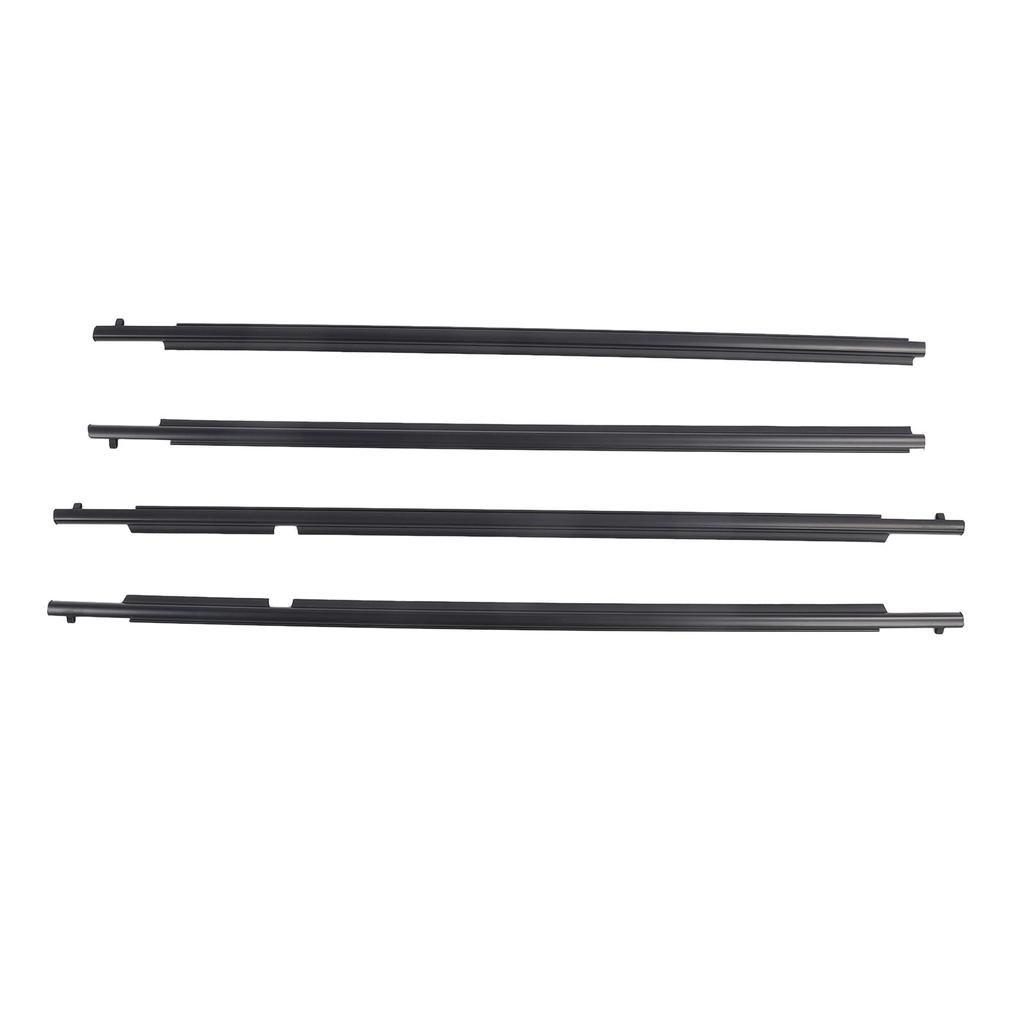 4 Pcs Door Belt Molding Weatherstrip 75710?12820 Rubber Window Seal Belt Set Replacement for Scion