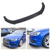 Front Bumper Lip Spoiler Racing   3 Section Type Car Front Bumper Lip Body Kit for S‑Line 8V Pre‑facelift 2013 to 2016