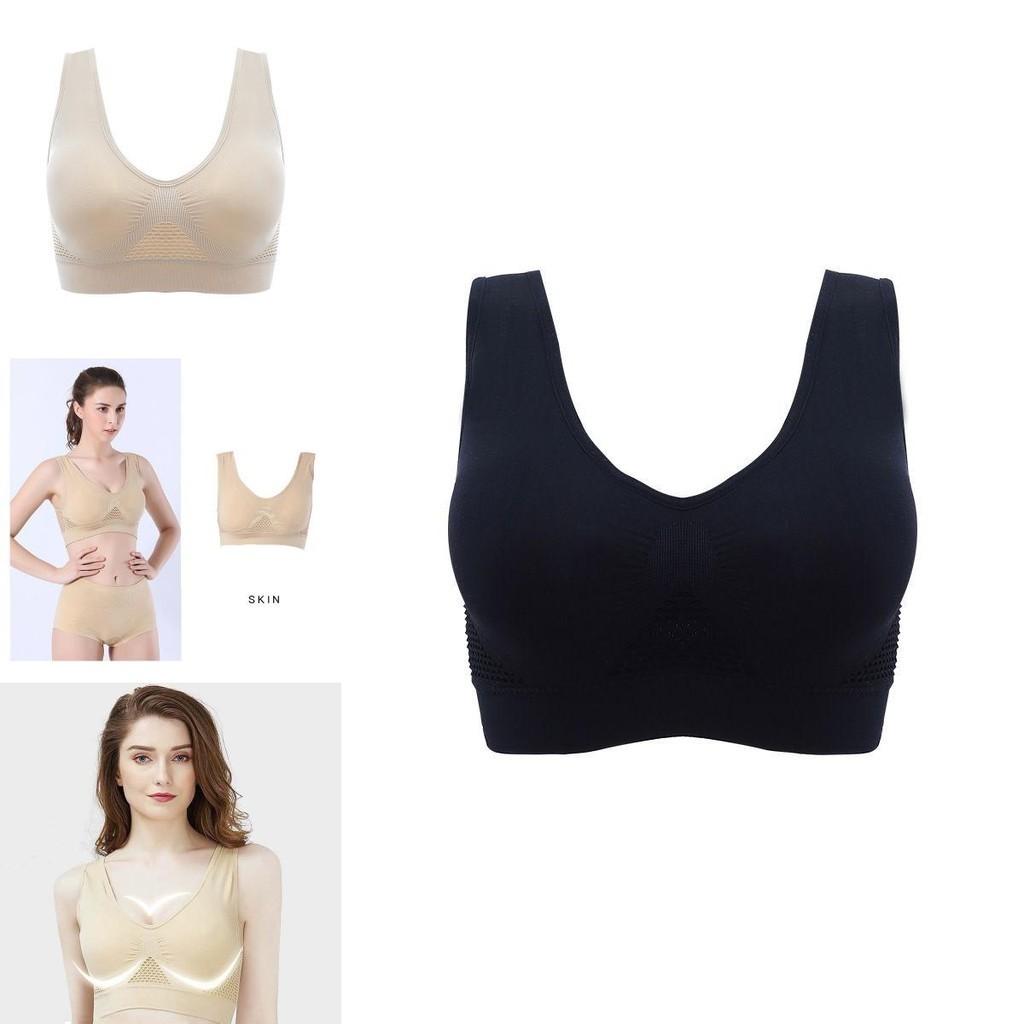 Breathable Hollow Out Padded Sports Bra For Women In Plus Size For Yoga And Gym
