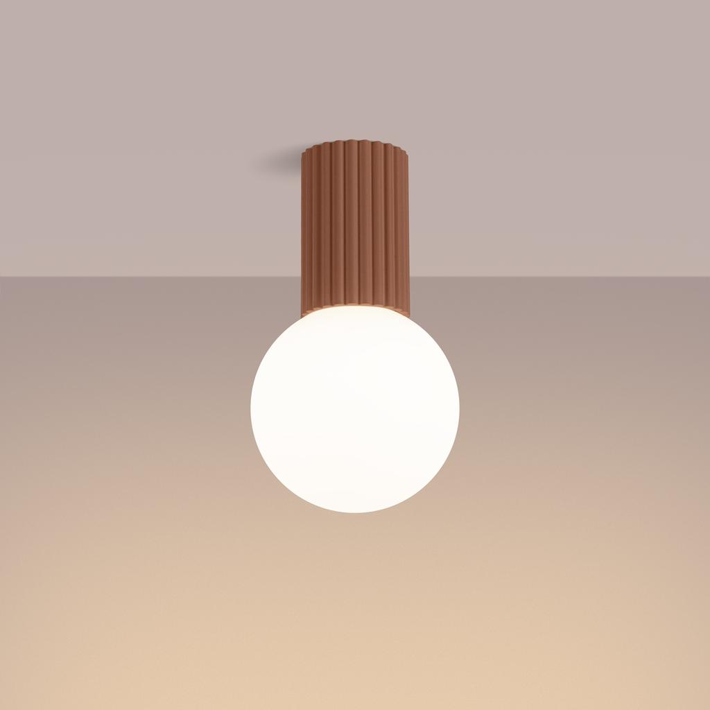 Plafon Halo Ip44 1 G9 Mocca Alu Sollux Sl.1733