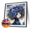 Little Girl Partial DIY Irregular Drill Diamond Painting Gem Art for Adults/Beginners Gift Idea Home Wall Decor 11.81x11.81inch