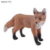 Animal Model Simulated PVC Home Decoration Beaver Anteater Squirrel Monkey White Tail Deer Fox Figurine for Children
