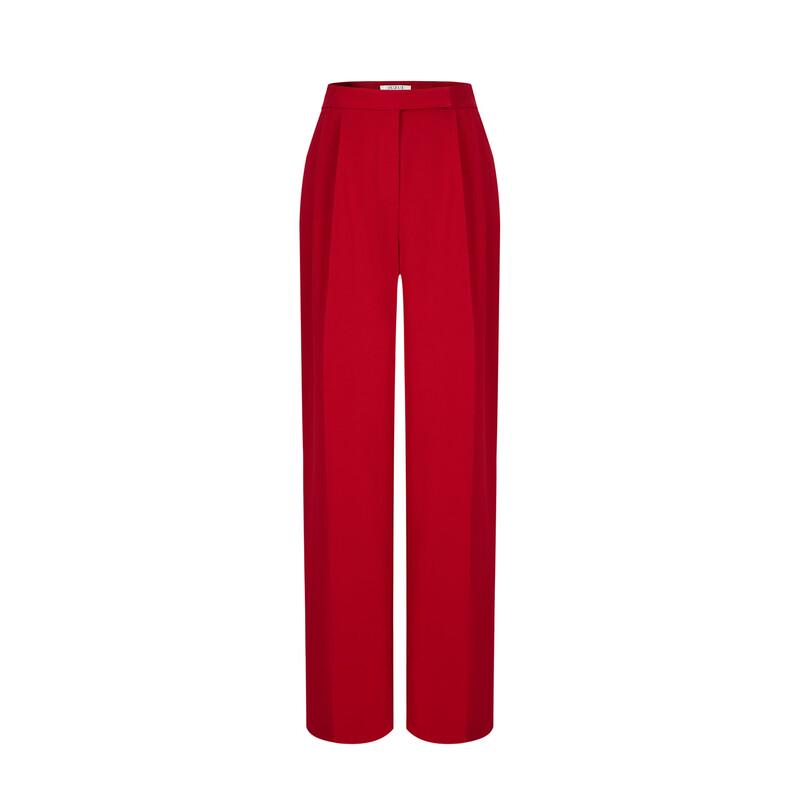 JUZUI Women's 2024 Autumn Straight-Leg Wide-Leg Commuter Pants
