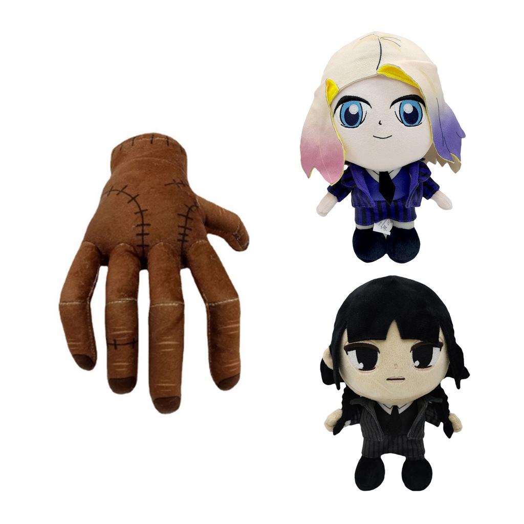 25cm Wednesday Addams Enid Sinclair Wolf Girl Plush Doll Stuffed Animal Toy