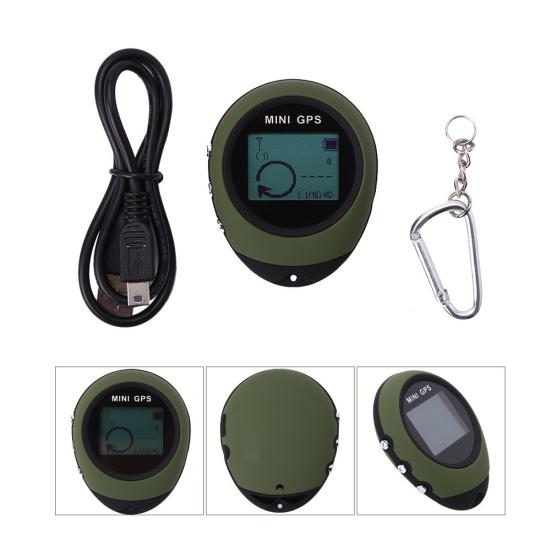 Travel USB Rechargeable Mini GPS Navigation Locator Anti-Lost Handheld Finder