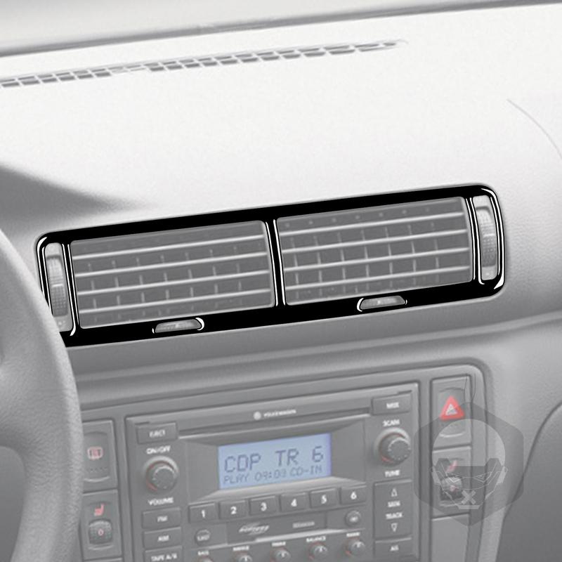 Piano Black Dashboard Central Air Outlet Decorative Cover Car Interior Accessories For Volkswagen VW Passat B5 2001-2005 Sticker