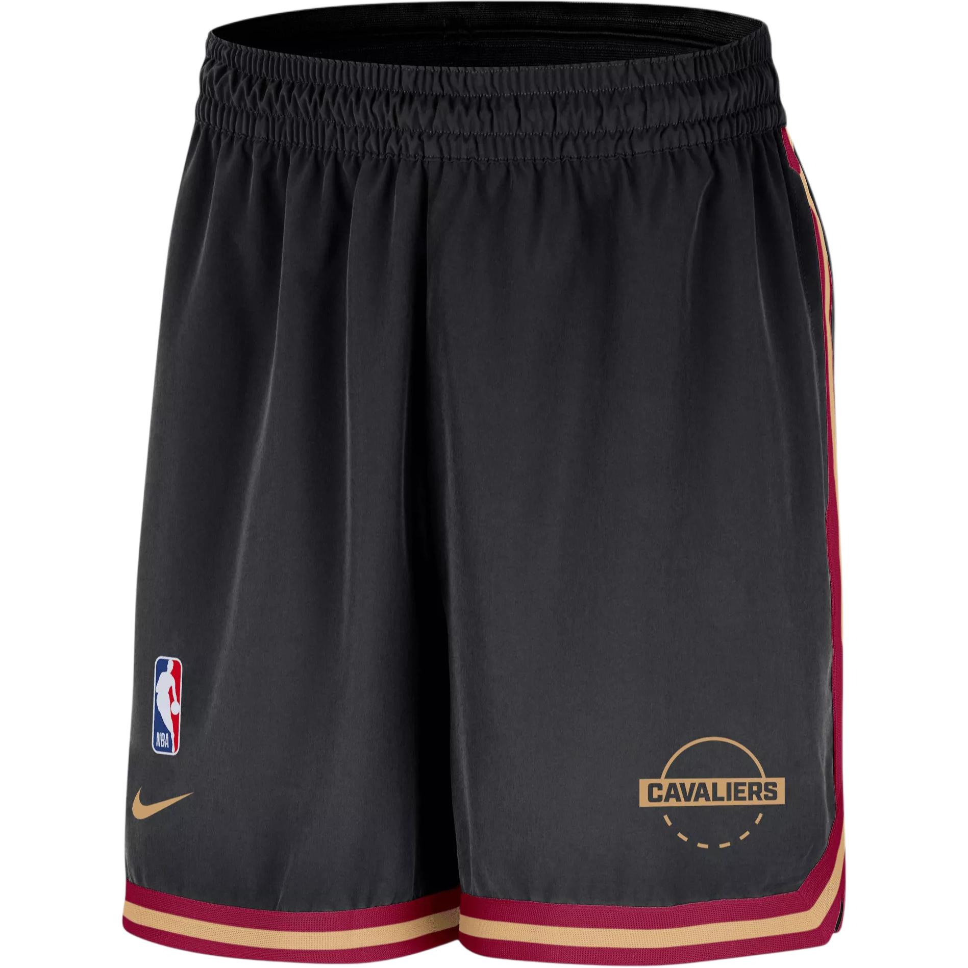 Nike Cleveland Cavaliers NBA DNA Retro Stripe Training Lightweight Durable Knitted Breathable Basketball Shorts Men shorts HM7372-010 L