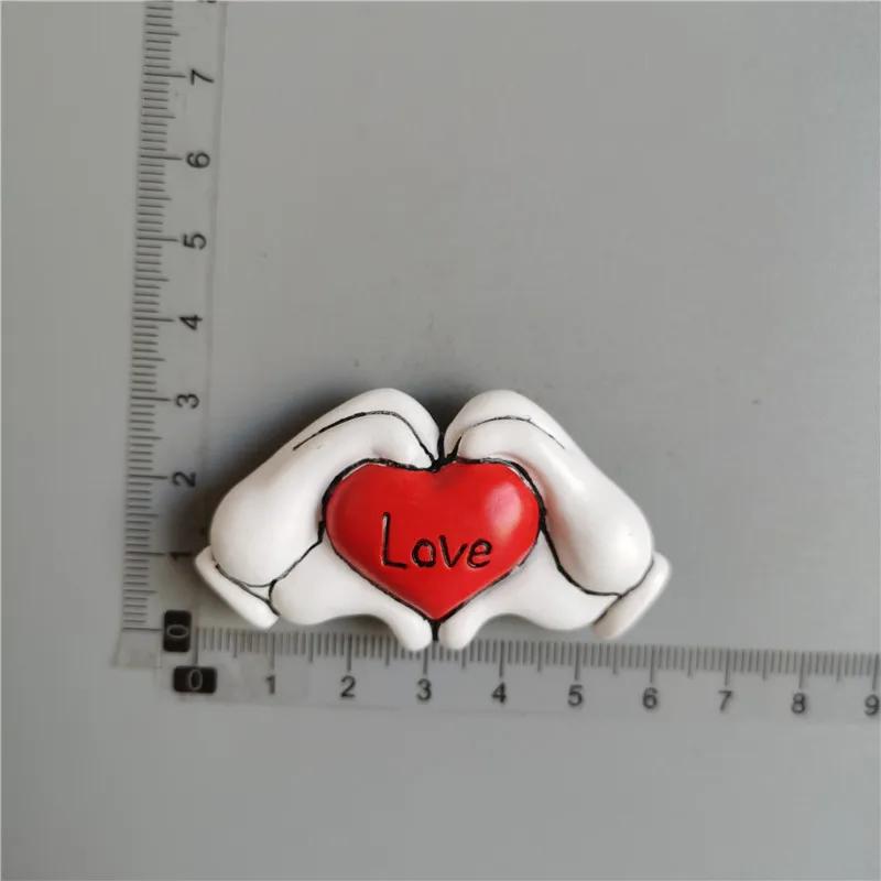 Каваї Серце Квітка Греція Тепло Тигр Магніт на холодильник Хелловін Форма Губ Мила Наклейка Магнітний Домашній Декор Подарунки для Мун Дітей