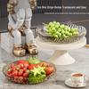 KANGMO Light Luxury Stainless Steel Fruit & Snack Plate