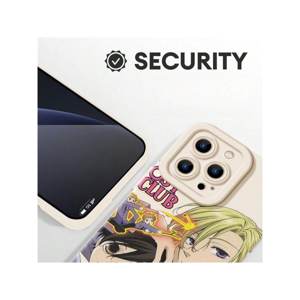 Ouran High School Host Club Character Collage Soft TPU Phone Case For IPhone 15 Pro Max & Samsung Galaxy S24 Ultra, Shockproof Cover