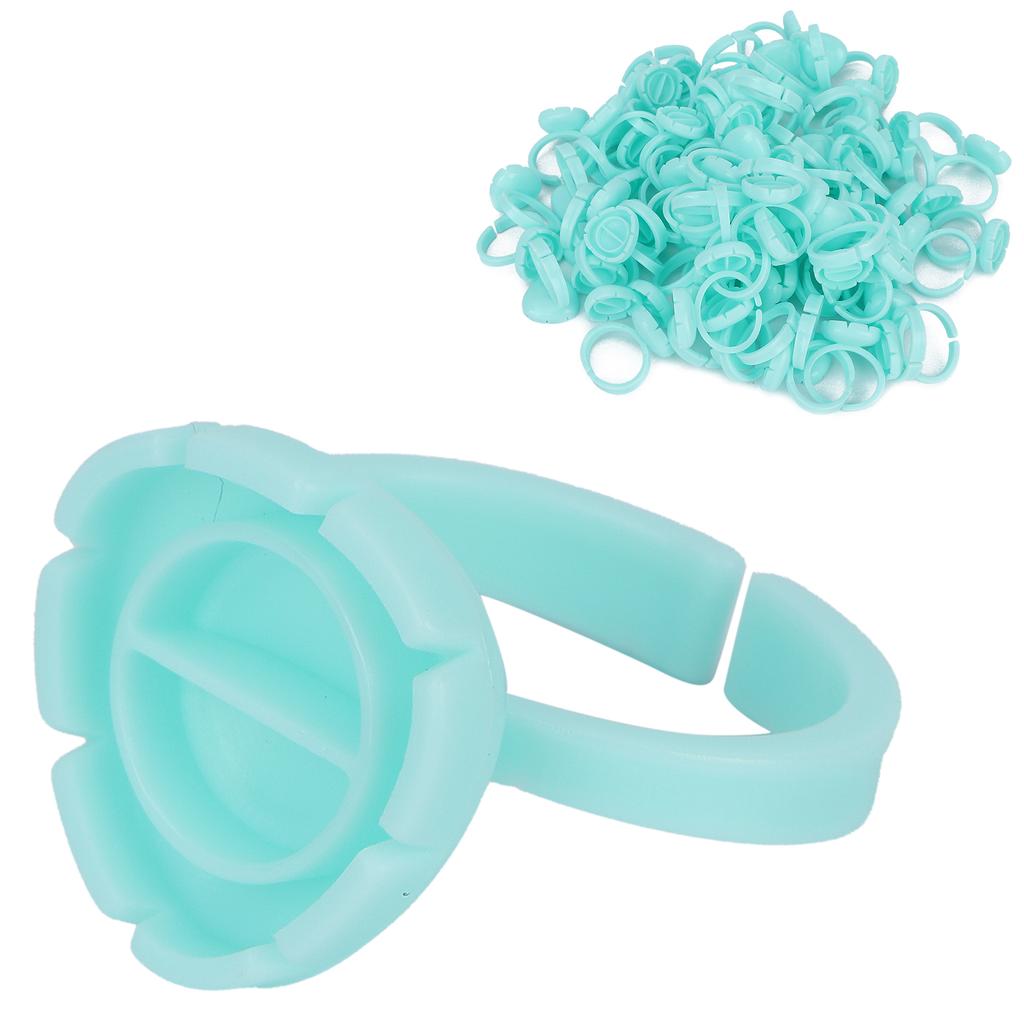 100 stücke Wimpernkleber Halter Tasse Wimpernverlängerung Schnell Wimpern Organizer Werkzeug