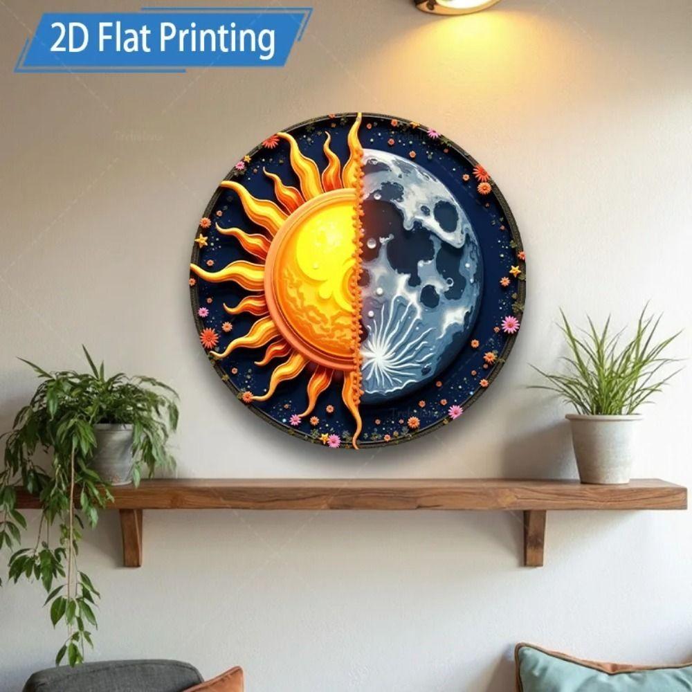 2D Flat Metal Wall Sign Decor