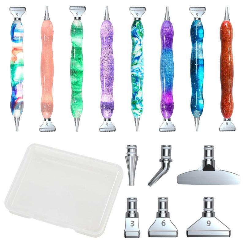 Diamond Art Painting Tools Glitter 5D Diamond Art Drill Pen Sticky Drill Dot Pen DIY Diamond Painting Kit Rhinestone Picker