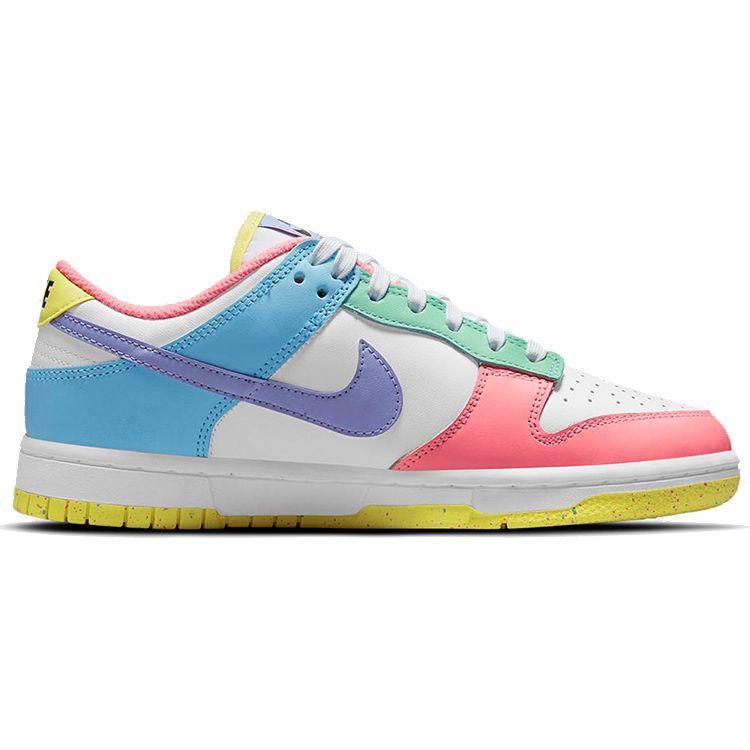 Nike Dunk Low SE Candy Women Sneakers Multi-Color White Green-Glow DD1872-100