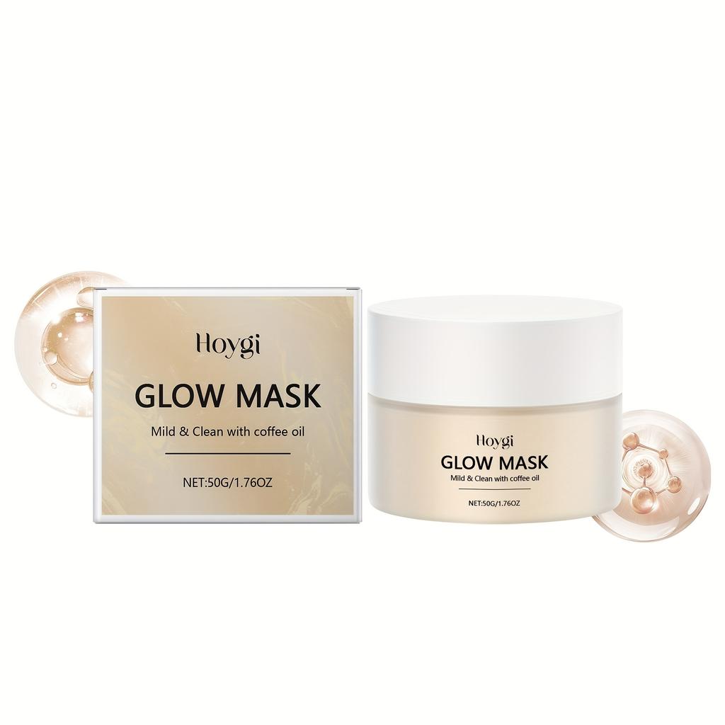 Hoygi Brightening Hydrating Mask Hydrates Moisturizes Deeply Brightens Skin Tone Effectively Reduces Dullness Facial Mask