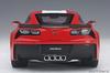 AUTOart 1/18 Scale Chevrolet Corvette C7 Grand Sport Red with White Stripes and Black Hash Marks