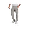 Adidas Solid Color Small Logo Patch Elastic Waist Drawstring Sports Pants Men Bottoms Gray GK8975